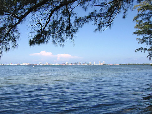 Foto Blick vom Wasser auf Miami