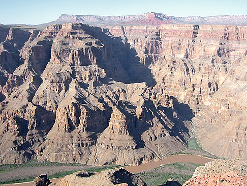 Per Hubschrauber im Grand Canyon