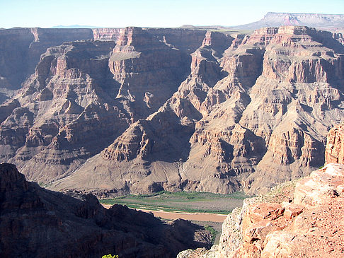 Per Hubschrauber im Grand Canyon