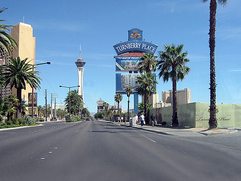 Las Vegas aus dem Auto Foto 