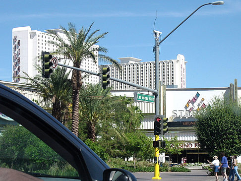 Las Vegas aus dem Auto Foto 