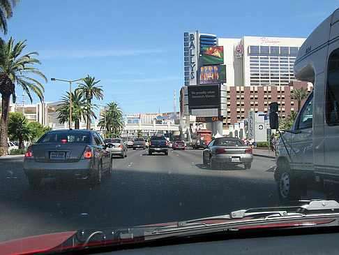 Las Vegas aus dem Auto