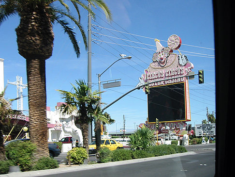 Las Vegas aus dem Auto Foto 