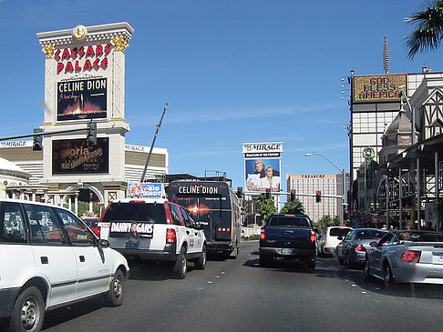 Las Vegas aus dem Auto Foto 