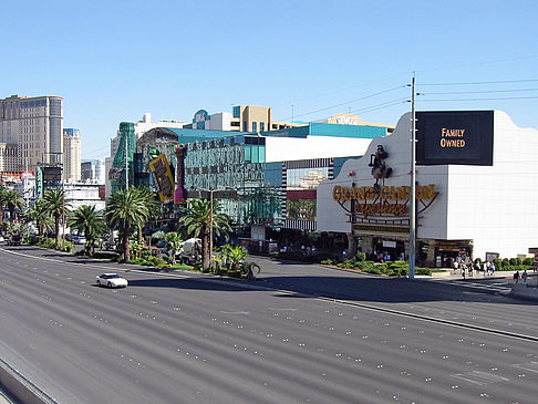 Las Vegas aus dem Auto Fotos